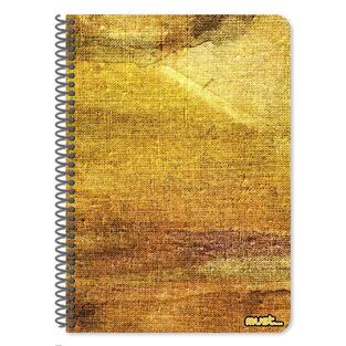 MUST ΤΕΤΡΑΔΙΟ ΣΠΙΡΑΛ A4 (21x29,7cm) 5 ΘΕΜΑΤΩΝ 150φ CANVAS ΚΙΤΡΙΝΟ 585285
