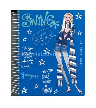ΤΕΤΡΑΔΙΟ ΣΠΙΡΑΛ Α5 4Θ JL C SWING 07