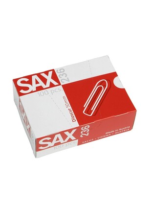 SAX ΣΥΝΔΕΤΗΡΕΣ ΜΕΤΑΛΛΙΚΟΙ ΜΕΓΑΛΟΙ No5 5cm 100τεμ 236