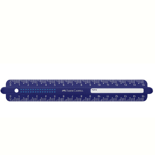 FABER CASTELL ΧΑΡΑΚΑΣ 15cm GRIP ΜΠΛΕ 12310894