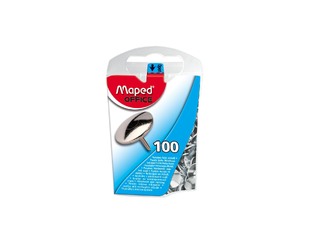 MAPED ΠΙΝΕΖΕΣ ΕΠΙΝΙΚΕΛΩΜΕΝΕΣ 10mm 100τεμ 314015